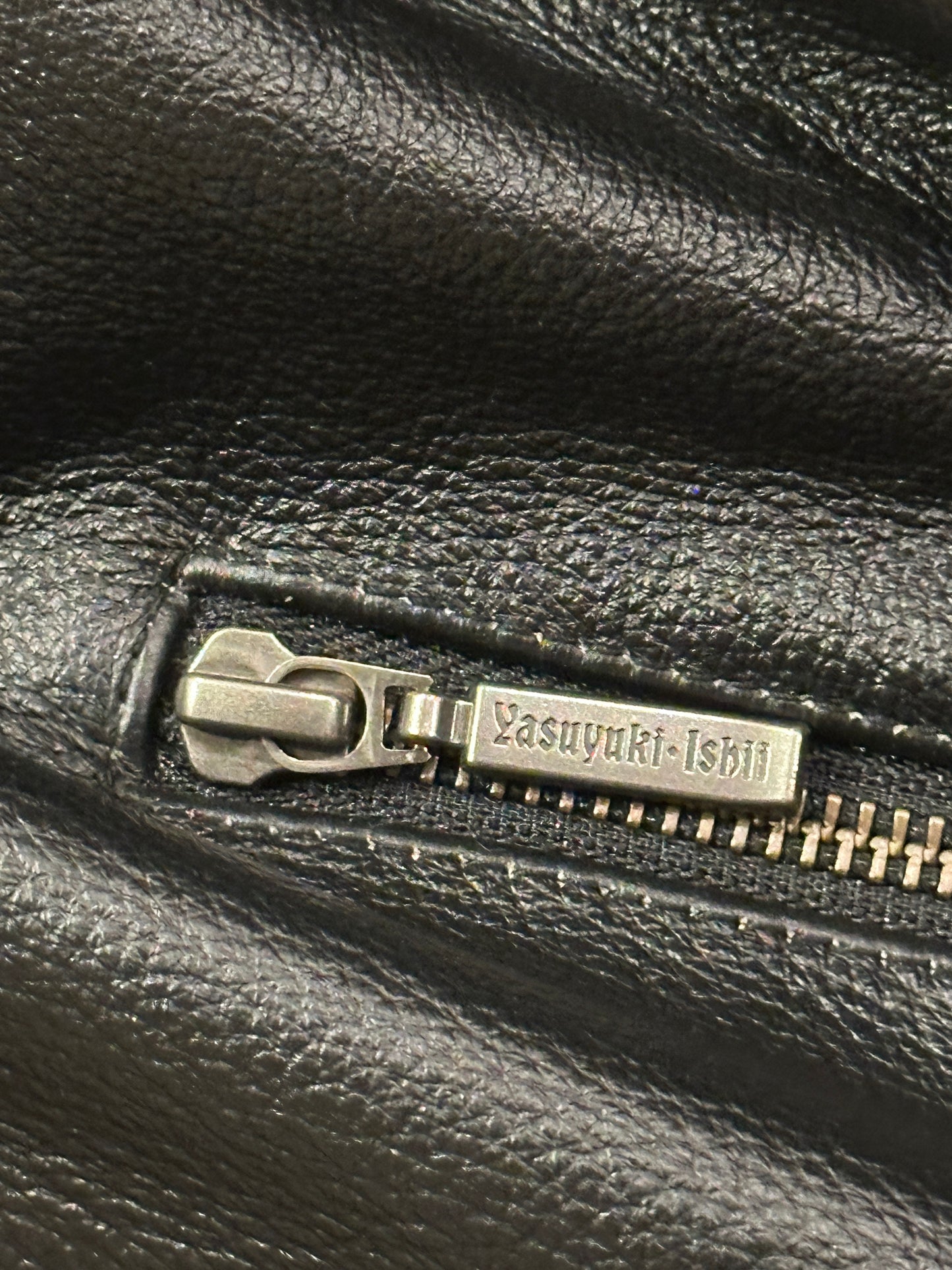 Yasuyuki Ishii SS18 "Zen Punk" Leather Jacket image 10