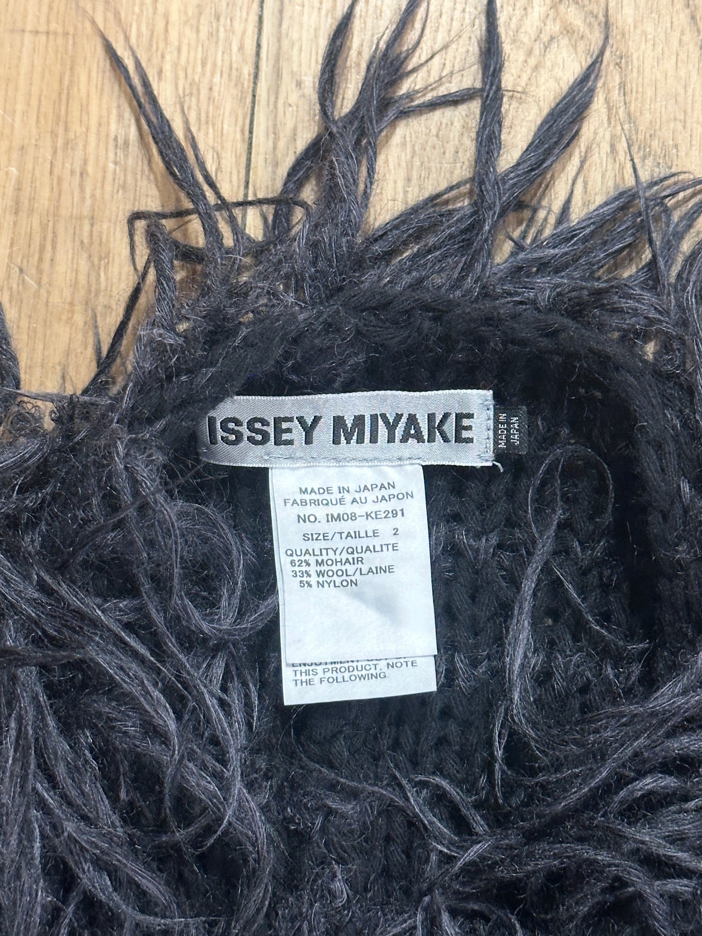 Issey Miyake 00's Runway Mohair Fur Vest image 6