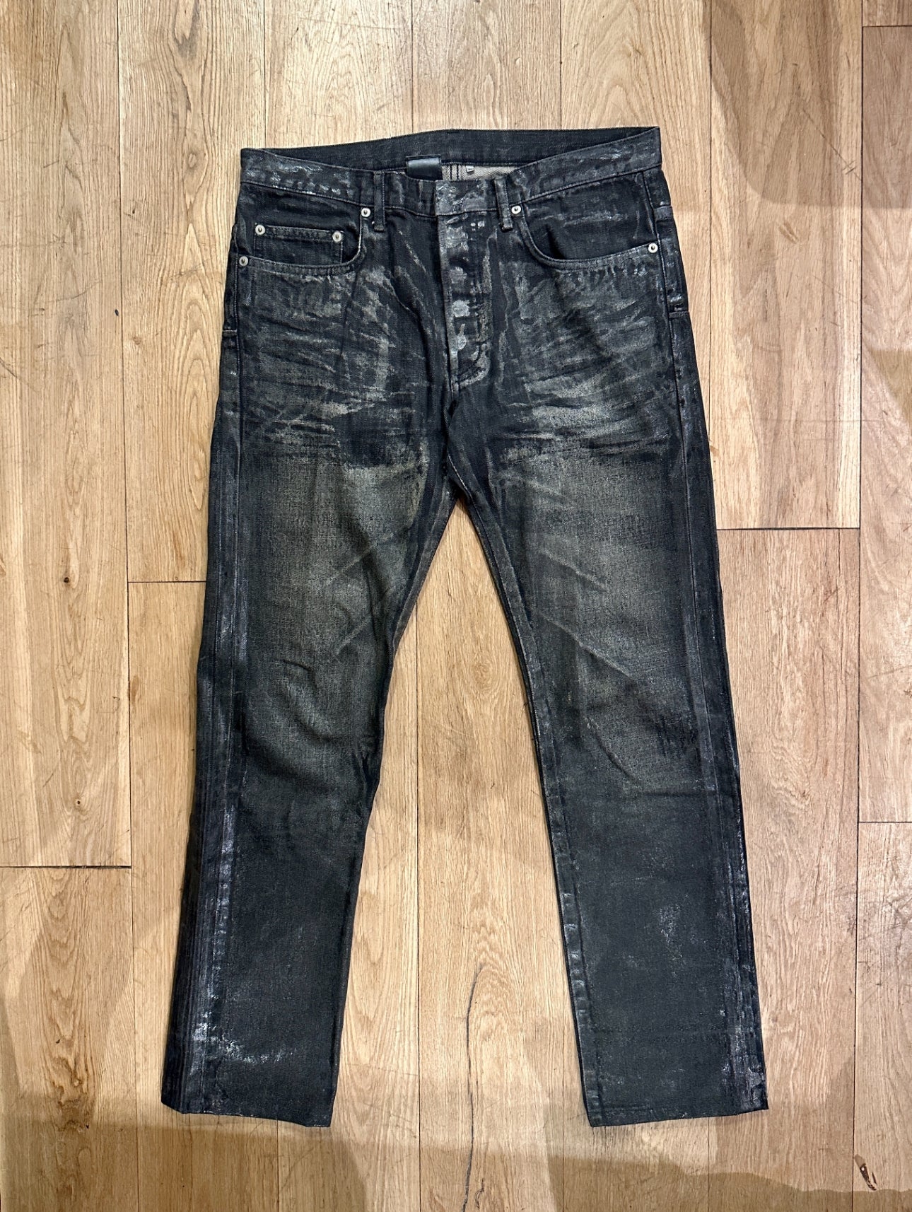 Dior AW04 "Luster" Waxed Denim