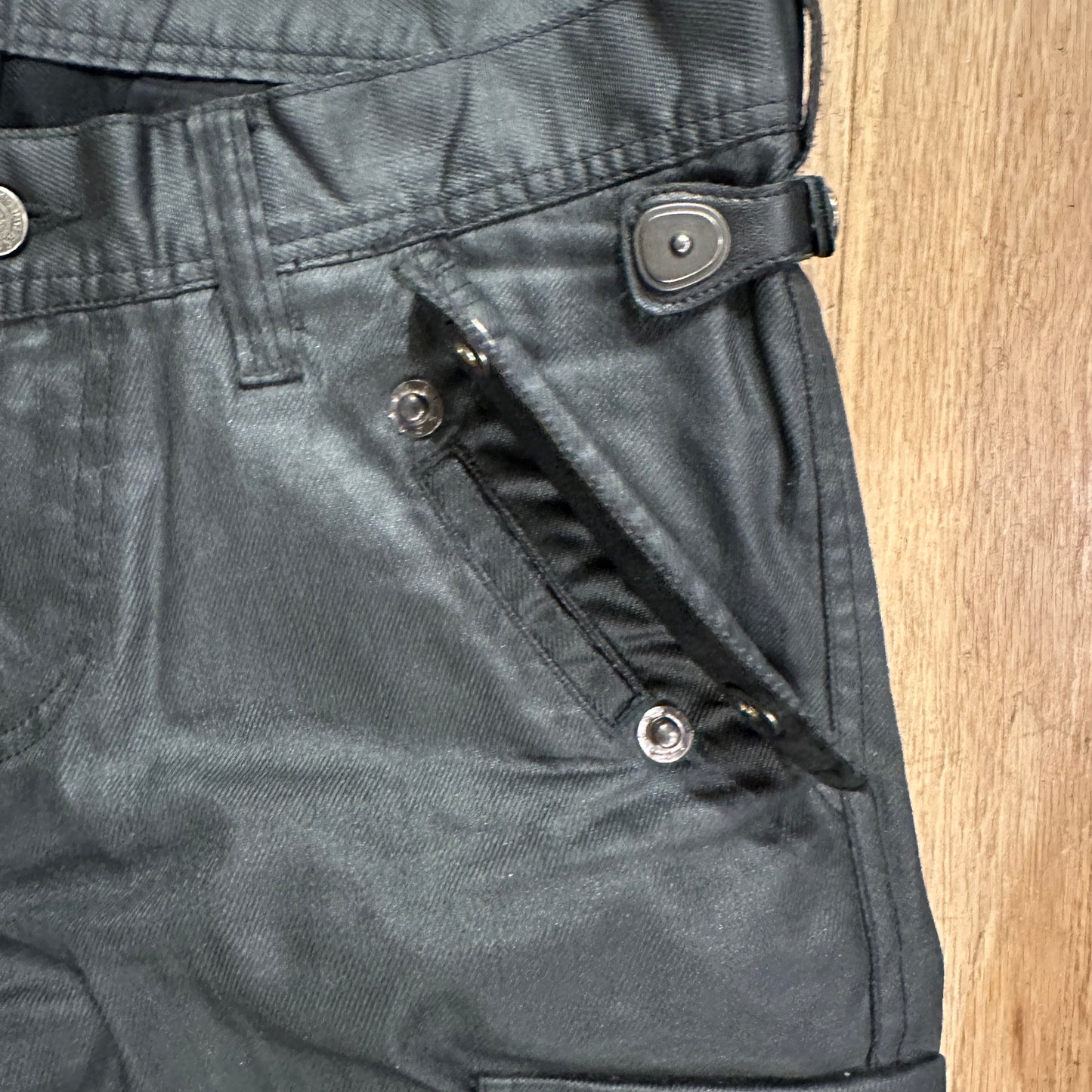 Tornado Mart Waxed Gas Mask Cargo Pants image 5