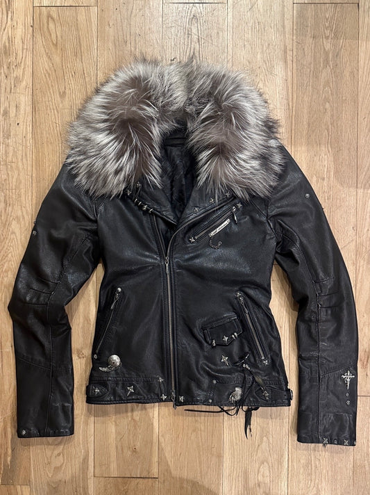 14th Addiction Maxed Out Customized Radio 1 Leather Jacket