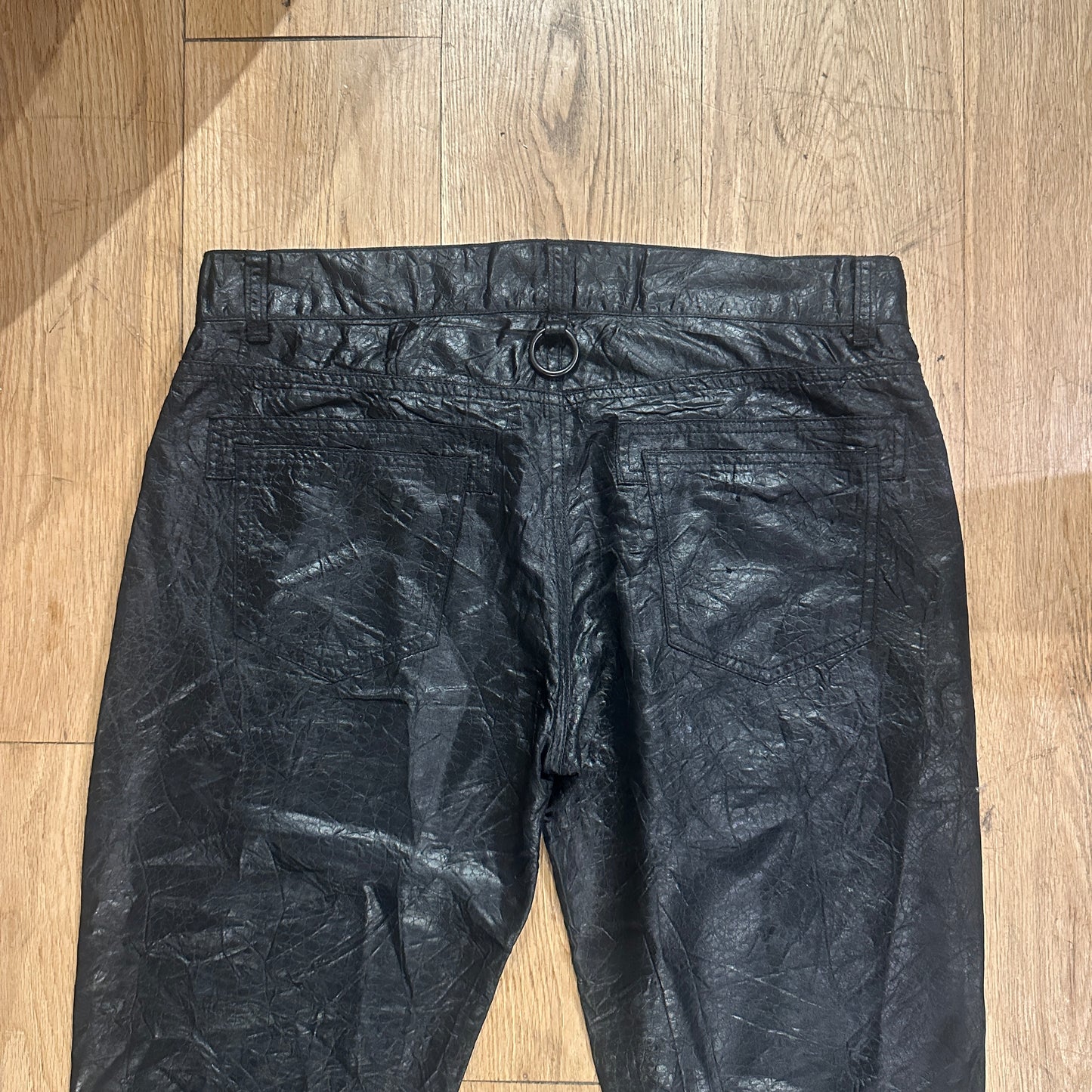 Yasuyuki Ishii Shine-Textured Pants FW07 image 3