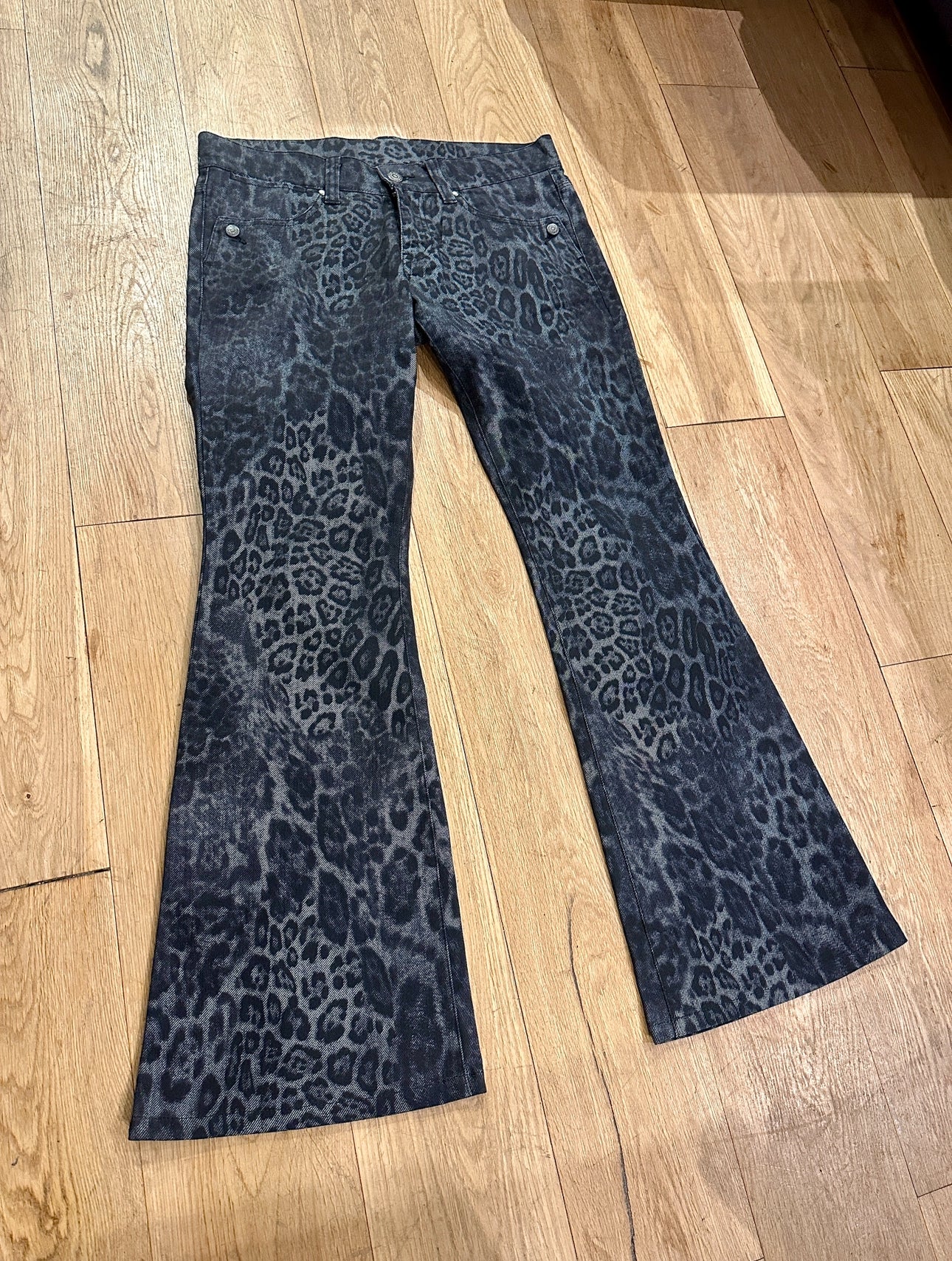 Tornado Mart Cheetah Print Denim