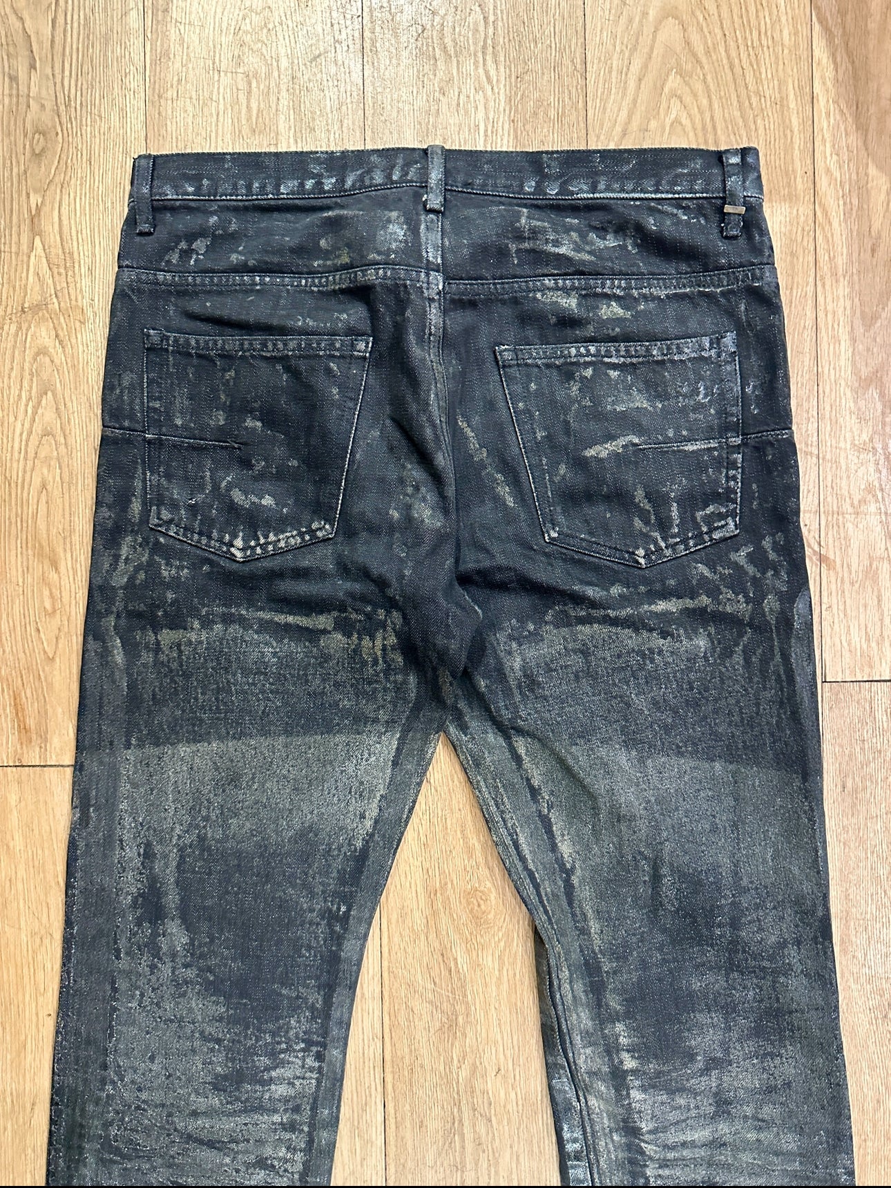 Dior AW04 "Luster" Waxed Denim