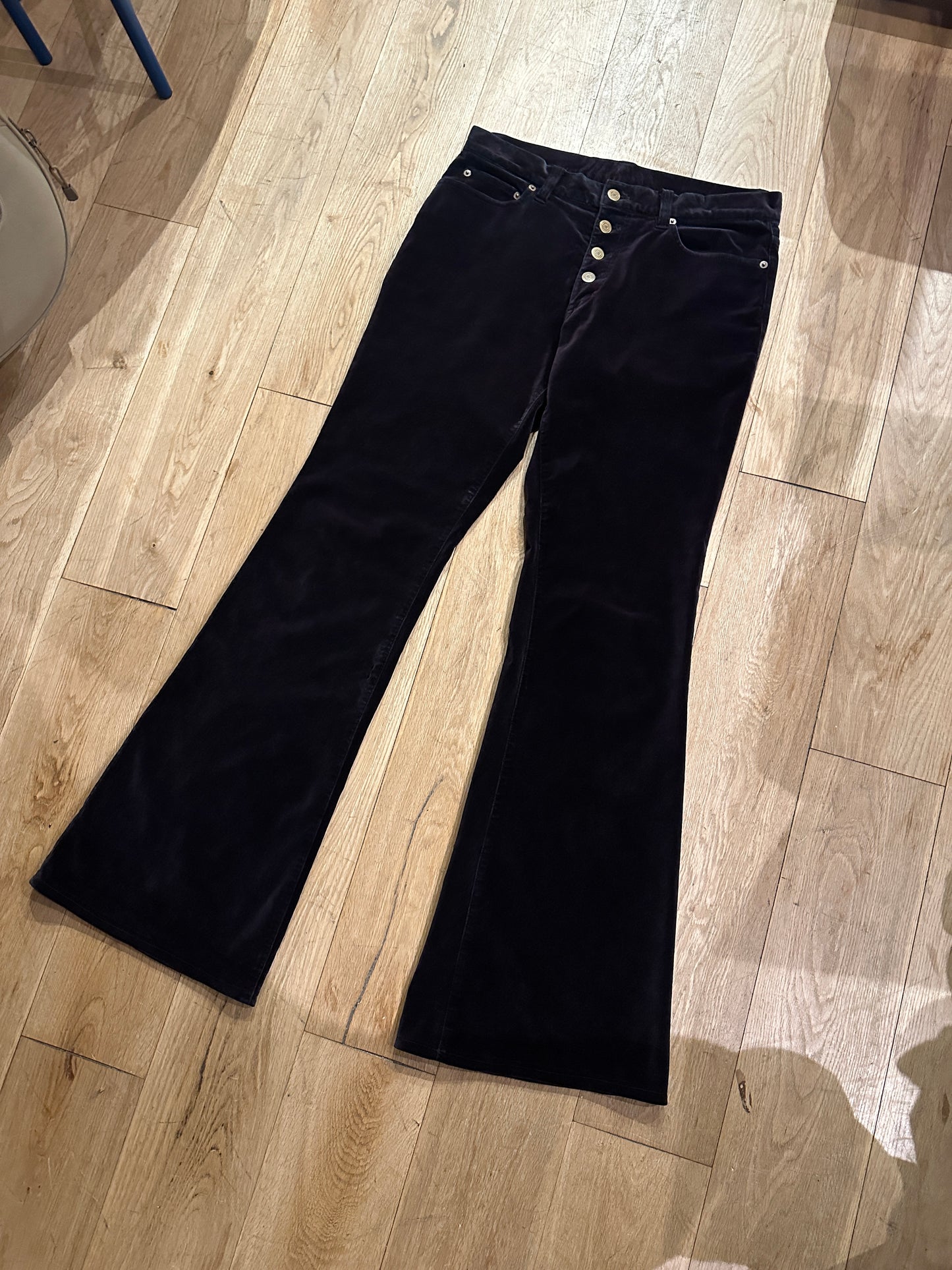 Tornado Mart Velour Bellbottoms