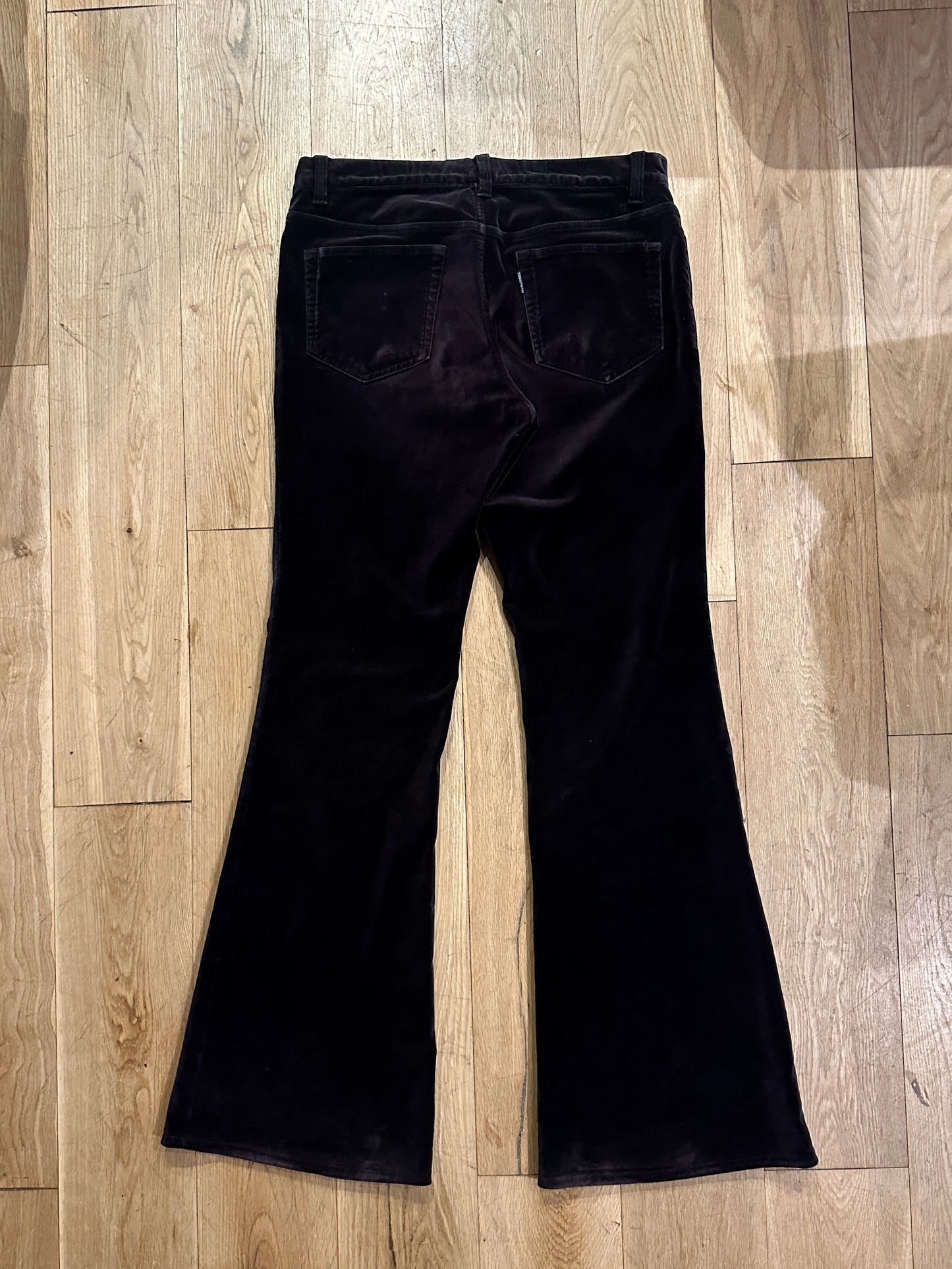 Tornado Mart Velour Bellbottoms