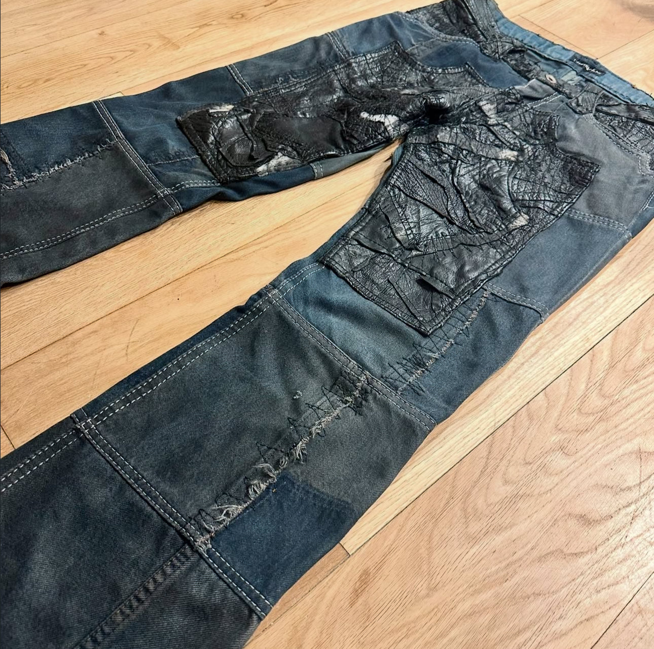 Yasuyuki Ishii Leather Variation Jeans AW07