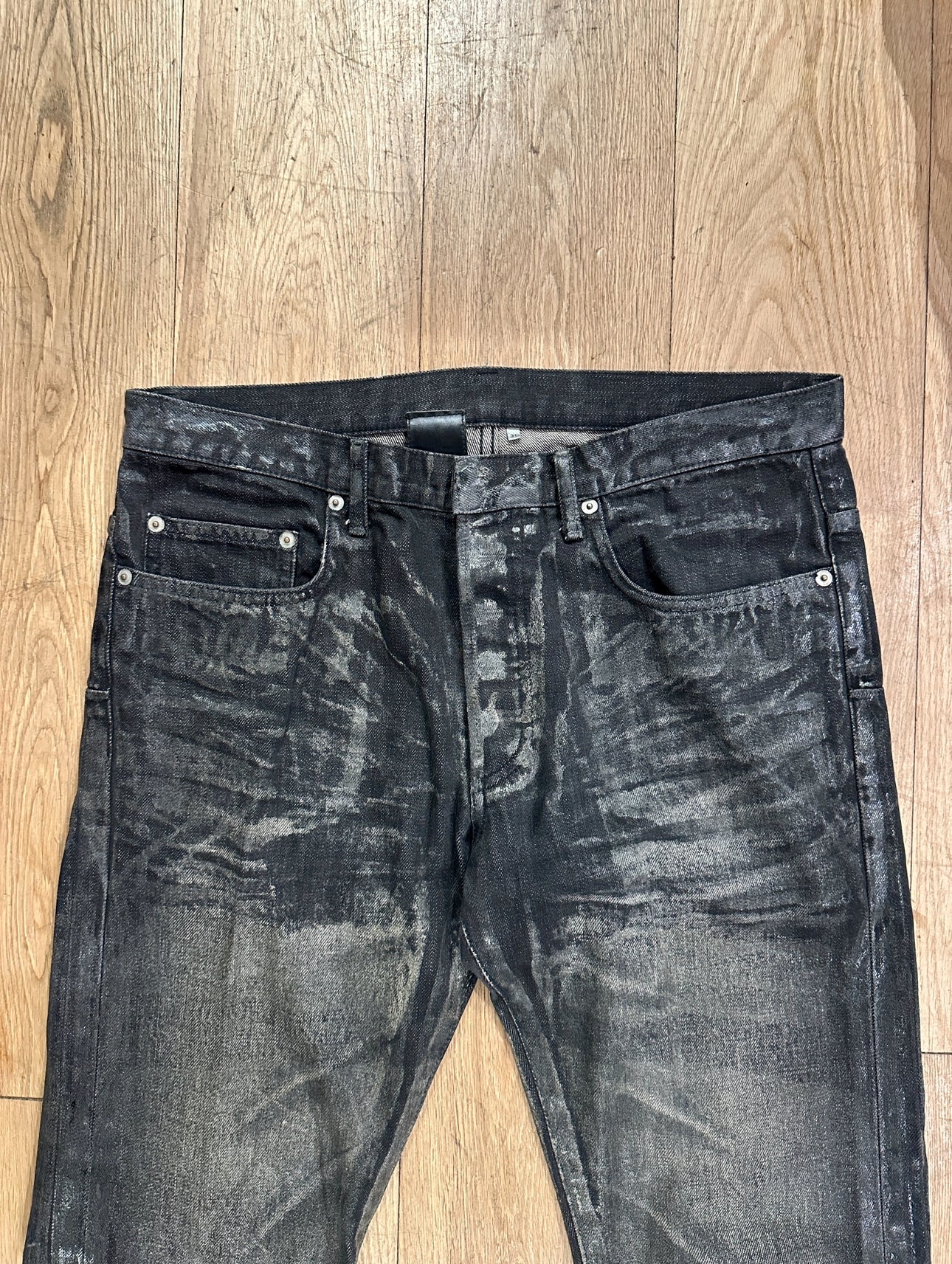 Dior AW04 "Luster" Waxed Denim
