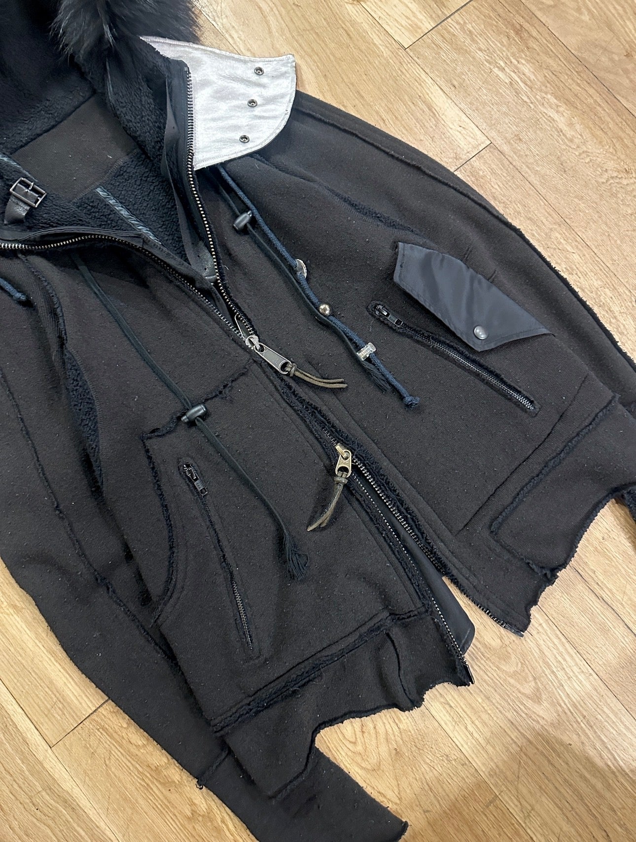 L.G.B (Le Grande Bleu) PK/Space Surfing Fur Parka