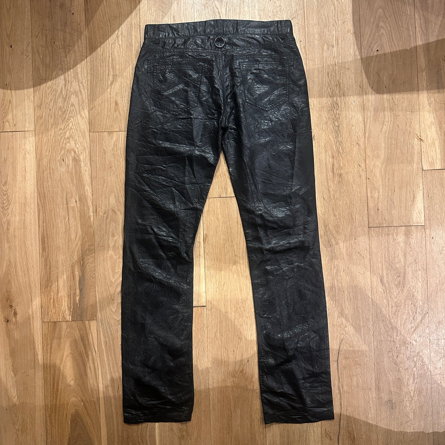 Yasuyuki Ishii Shine-Textured Pants FW07 image 1