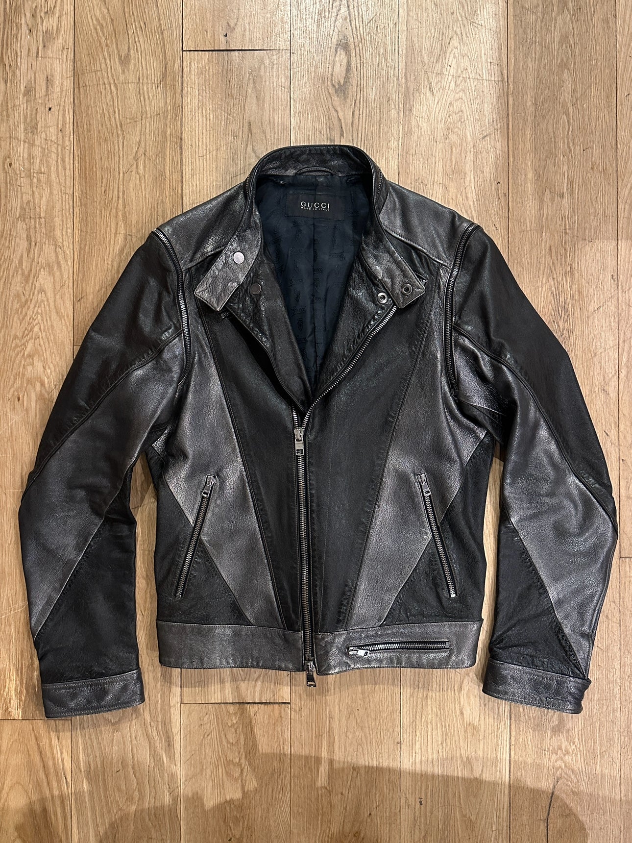 Gucci AW09 Leather Riders Jacket by Frida Giannini