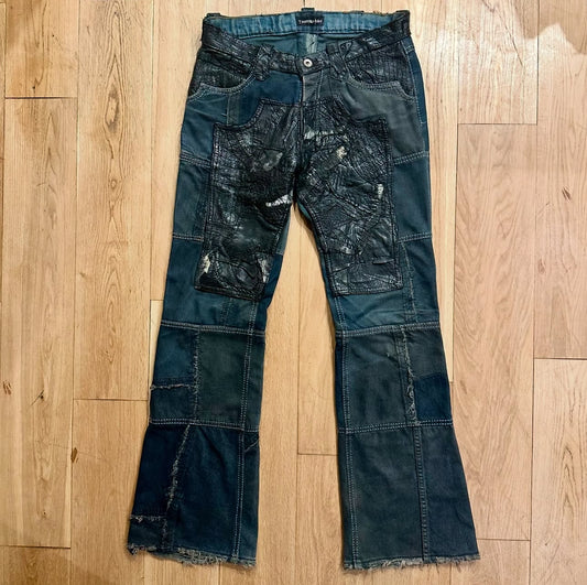 Yasuyuki Ishii Leather Variation Jeans AW07 image 0