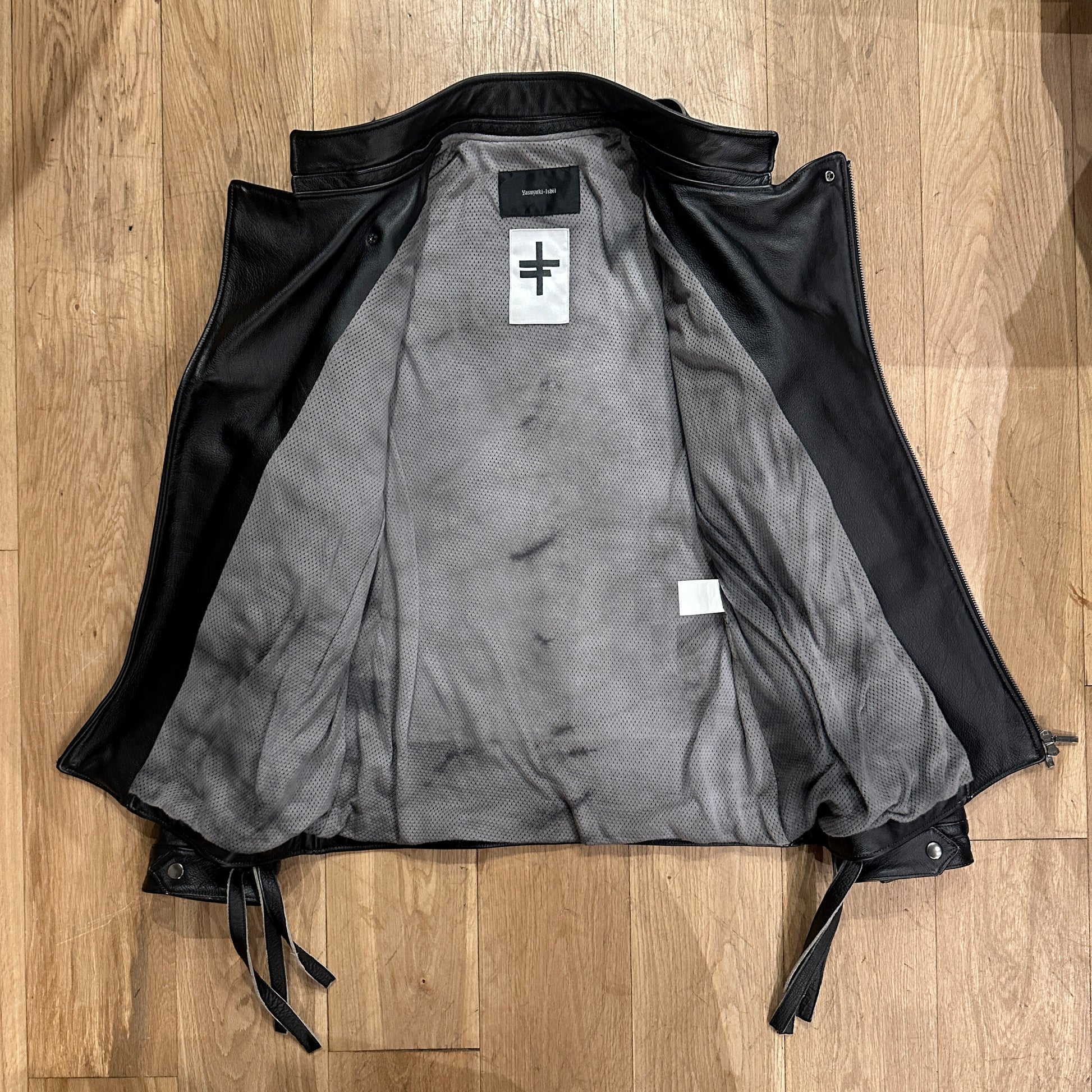 Yasuyuki Ishii SS18 "Zen Punk" Leather Jacket image 8