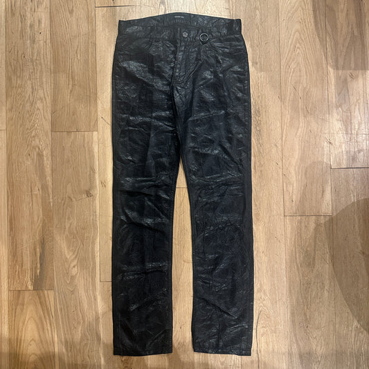 Yasuyuki Ishii Shine-Textured Pants FW07 image 0