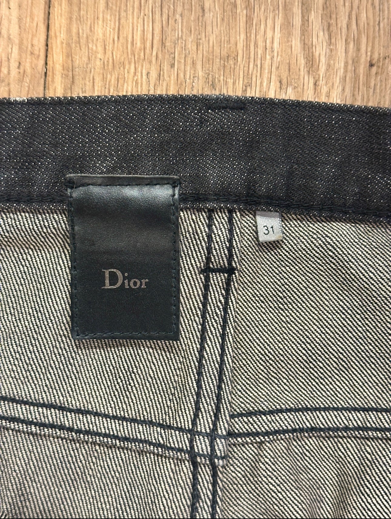 Dior AW04 "Luster" Waxed Denim