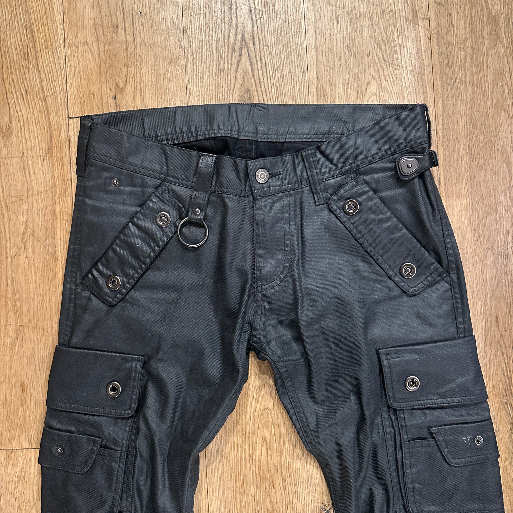 Tornado Mart Waxed Gas Mask Cargo Pants image 2