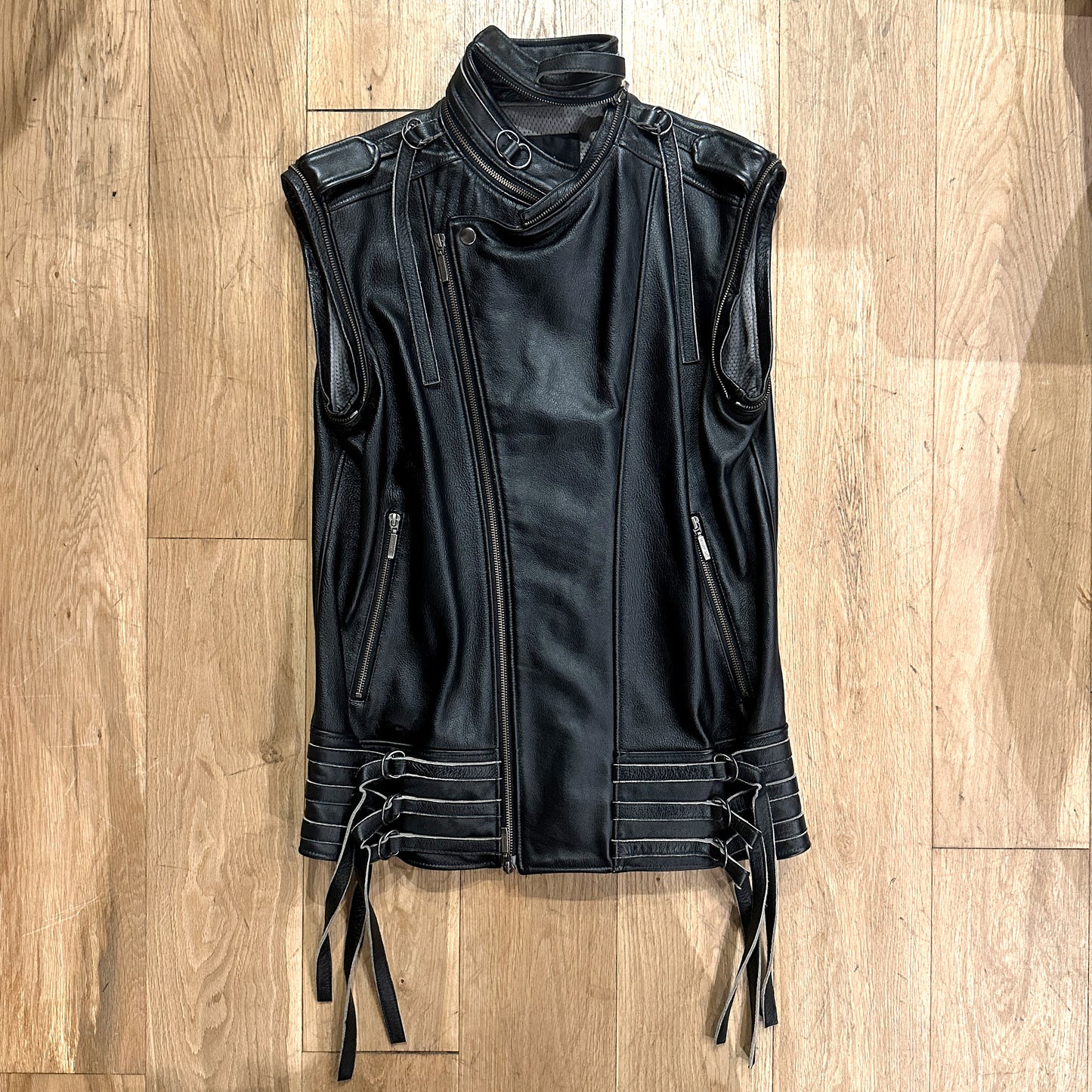 Yasuyuki Ishii SS18 "Zen Punk" Leather Jacket image 2