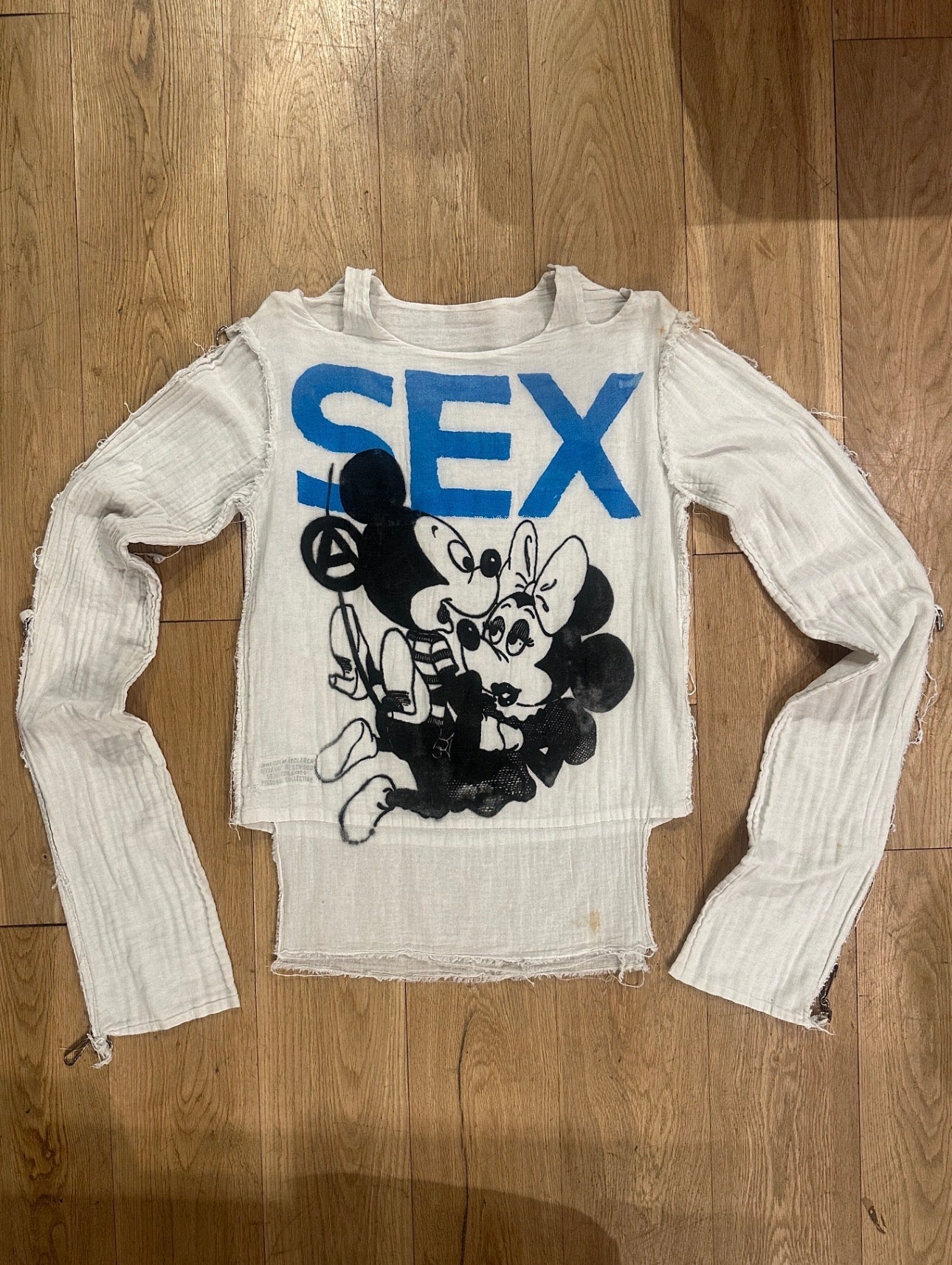 1970’s Seditionaries Mickey & Minnie ‘SEX’ Muslin