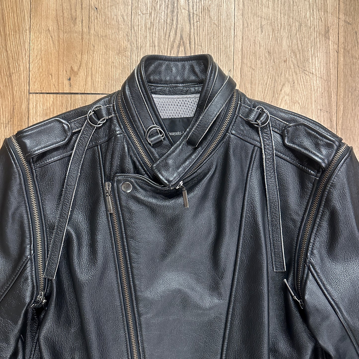 Yasuyuki Ishii SS18 "Zen Punk" Leather Jacket image 5