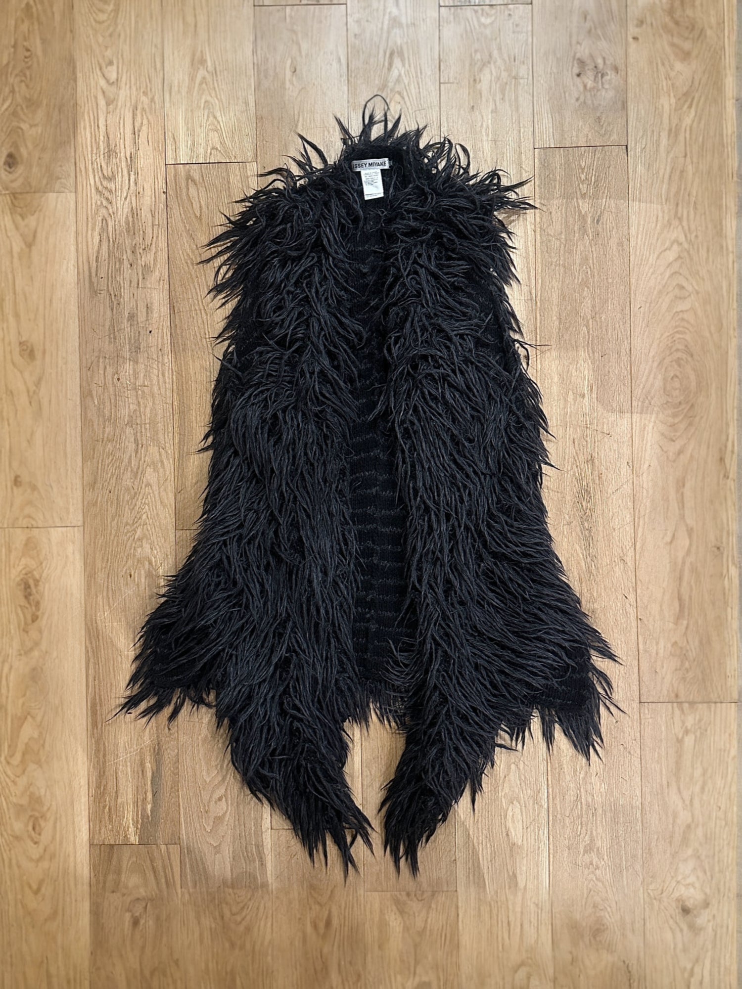 Issey Miyake 00's Runway Mohair Fur Vest image 0