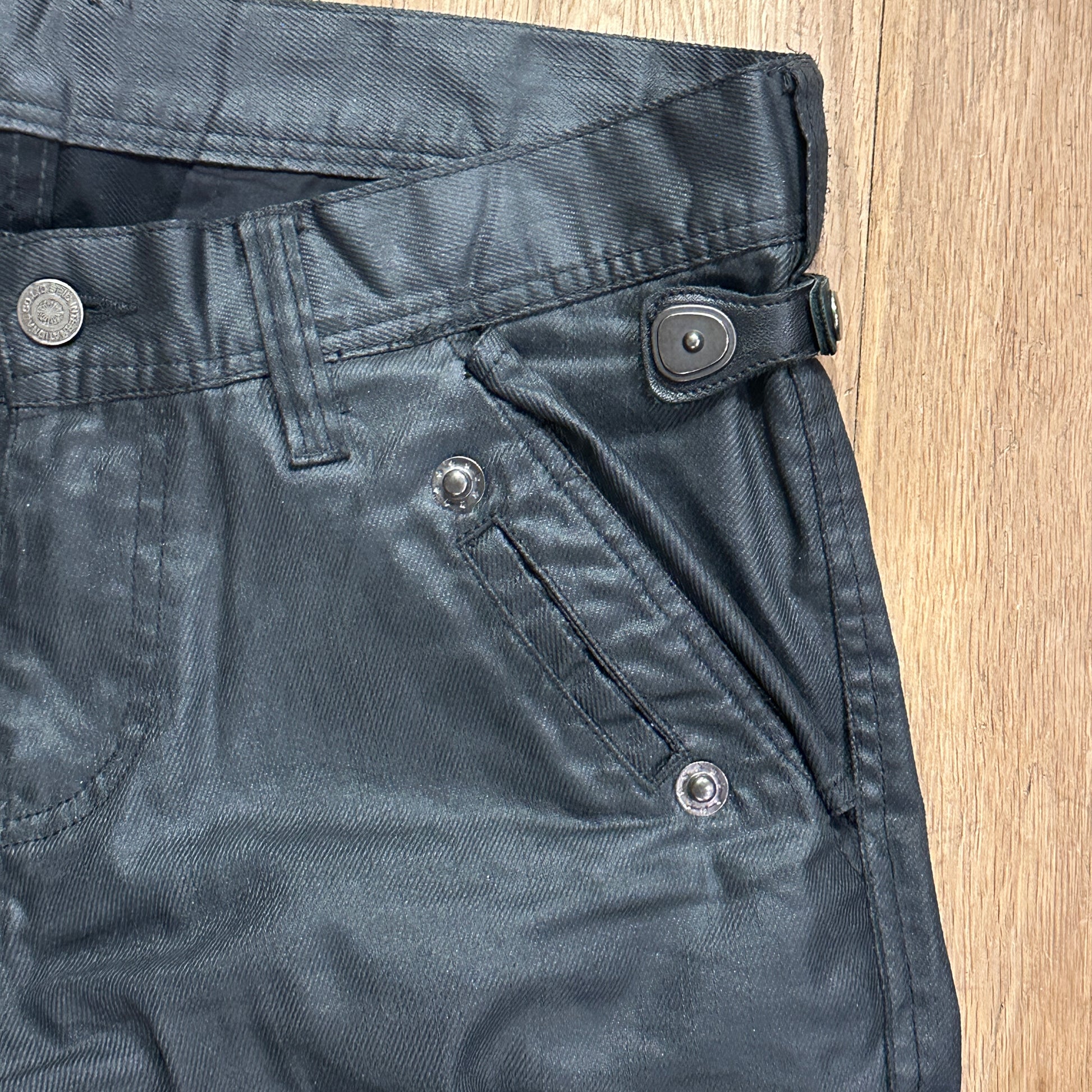 Tornado Mart Waxed Gas Mask Cargo Pants image 4