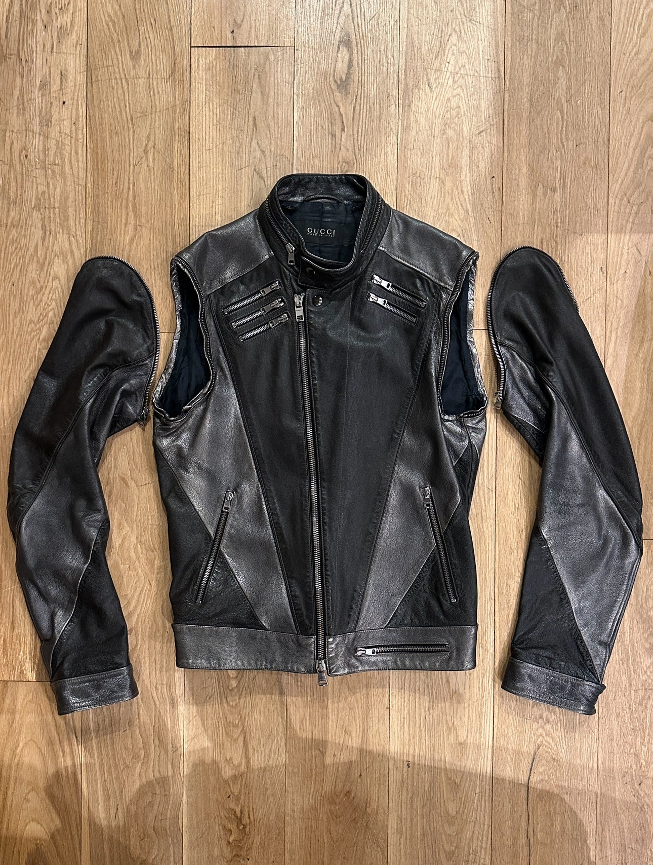 Gucci AW09 Leather Riders Jacket by Frida Giannini