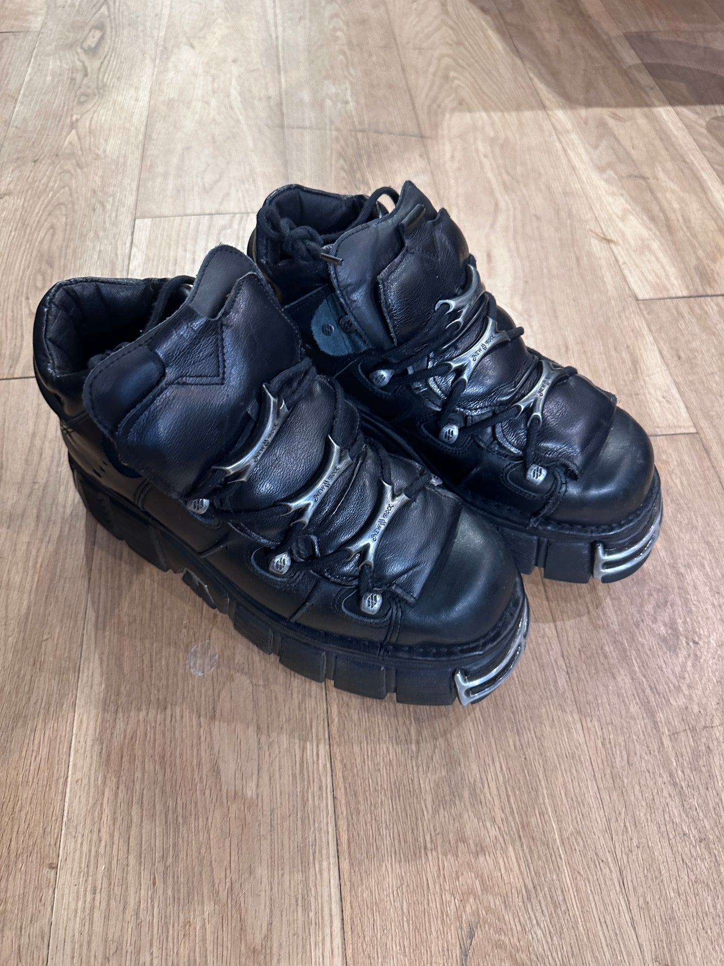 Vintage New Rock Platform Boots