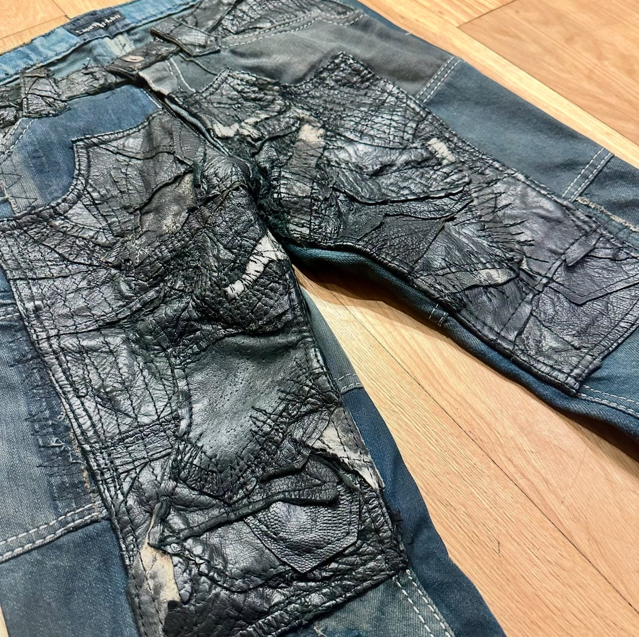 Yasuyuki Ishii Leather Variation Jeans AW07