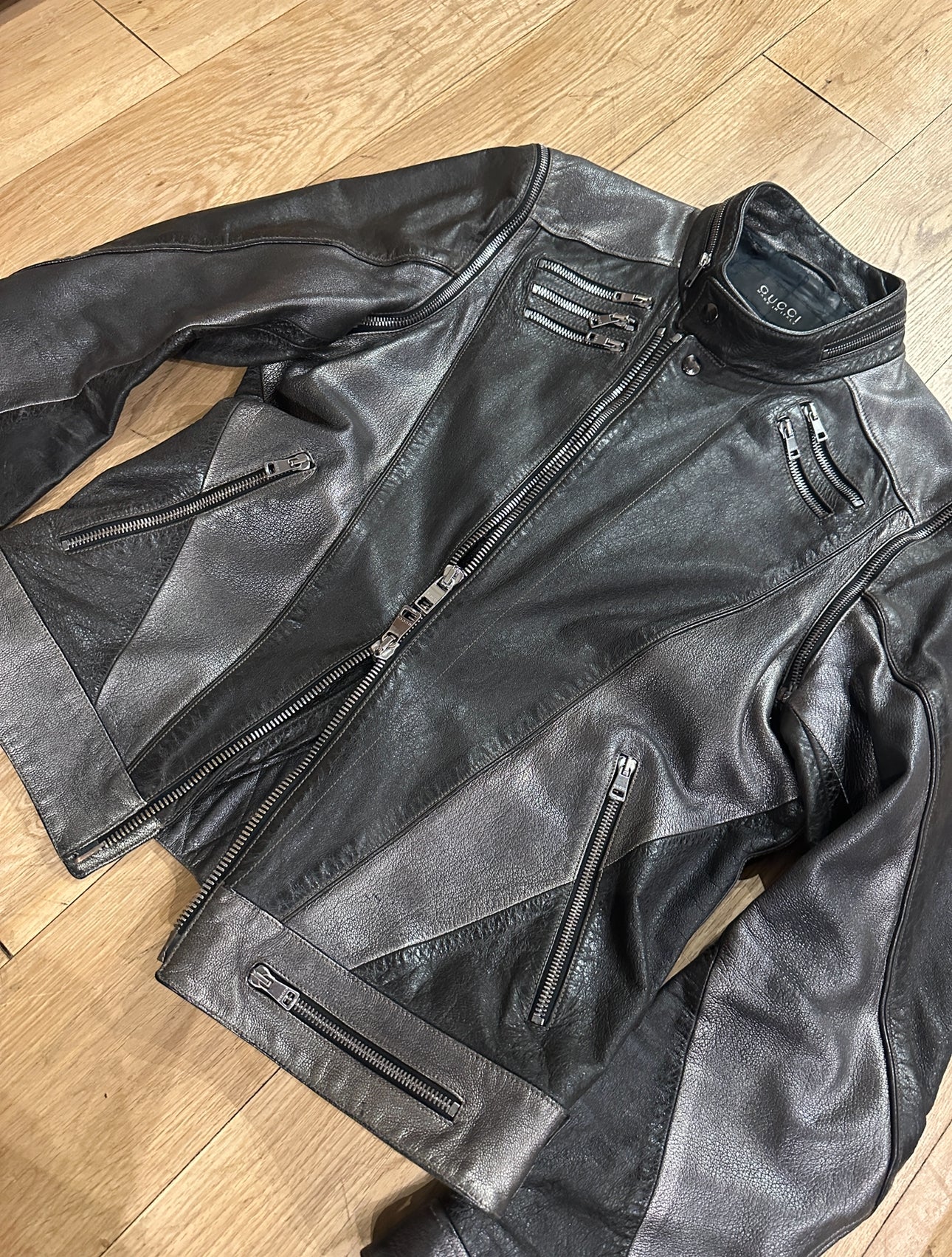 Gucci AW09 Leather Riders Jacket by Frida Giannini