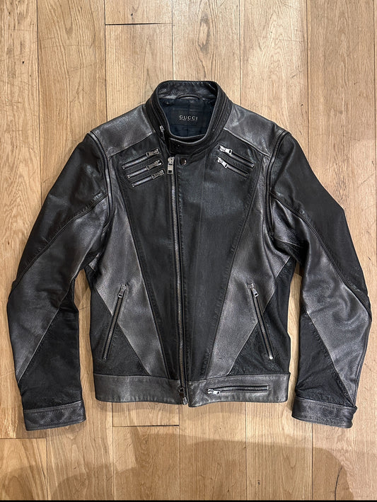 Gucci AW09 Leather Riders Jacket by Frida Giannini