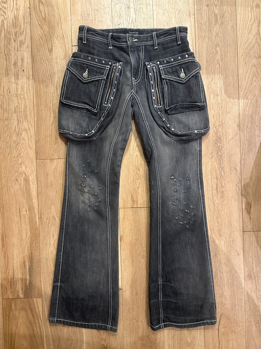 Yasuyuki Ishii Studded Gunslinger Pants
