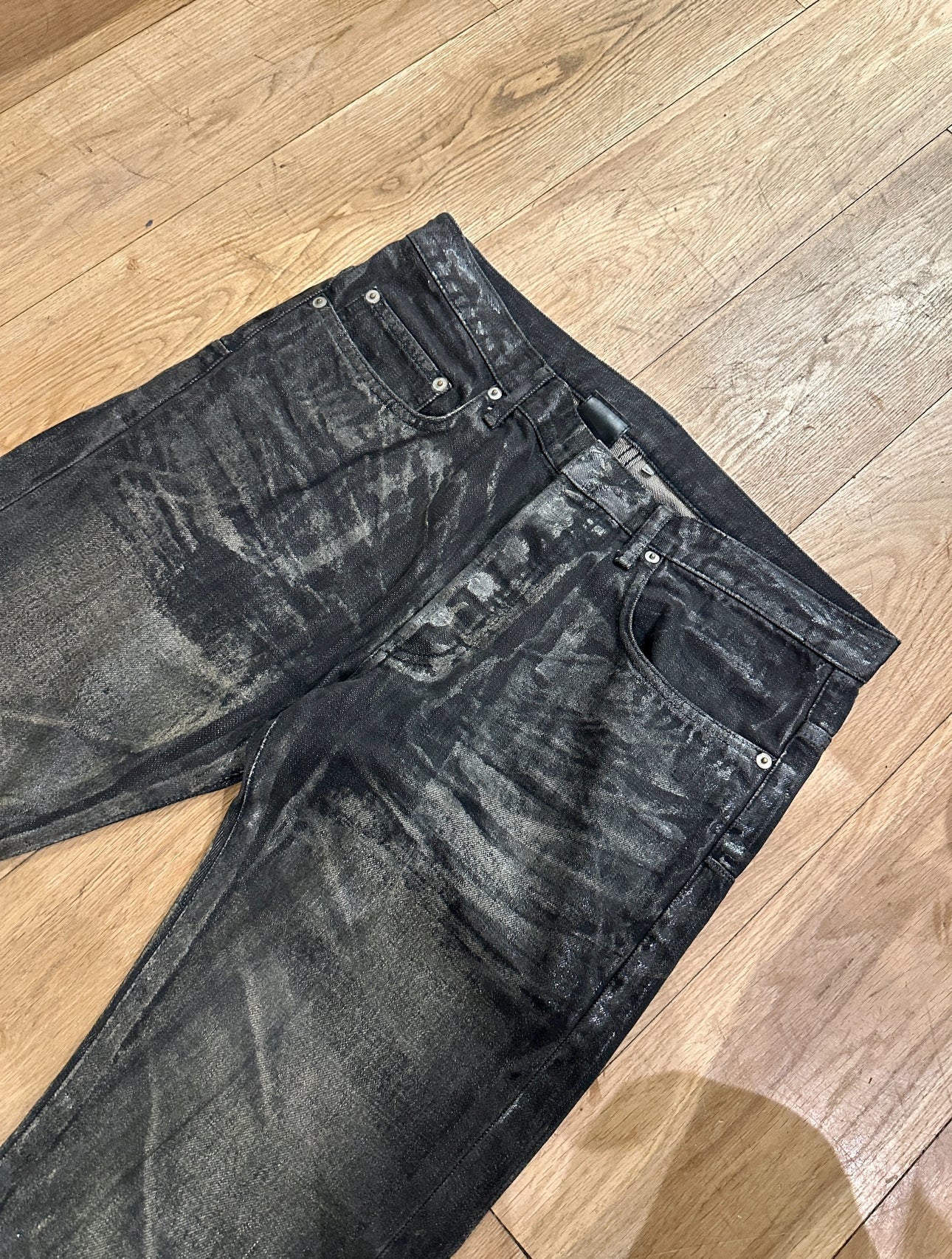Dior AW04 "Luster" Waxed Denim