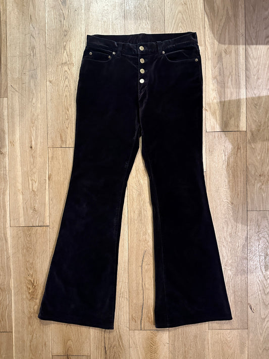 Tornado Mart Velour Bellbottoms