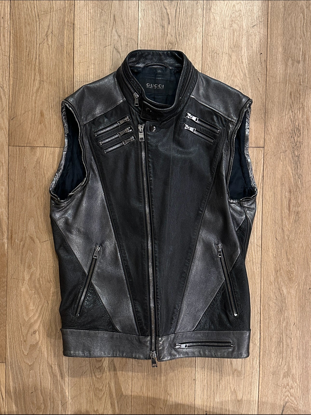 Gucci AW09 Leather Riders Jacket by Frida Giannini
