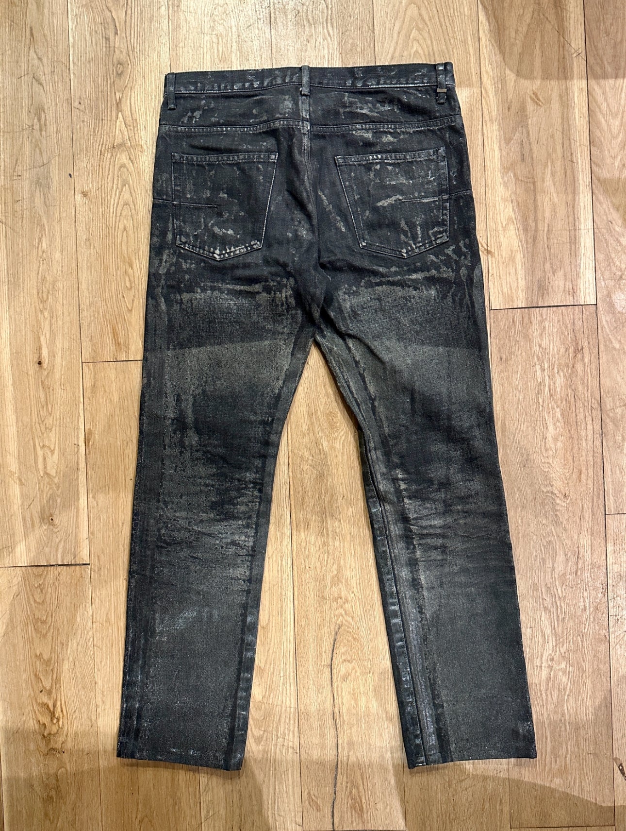 Dior AW04 "Luster" Waxed Denim