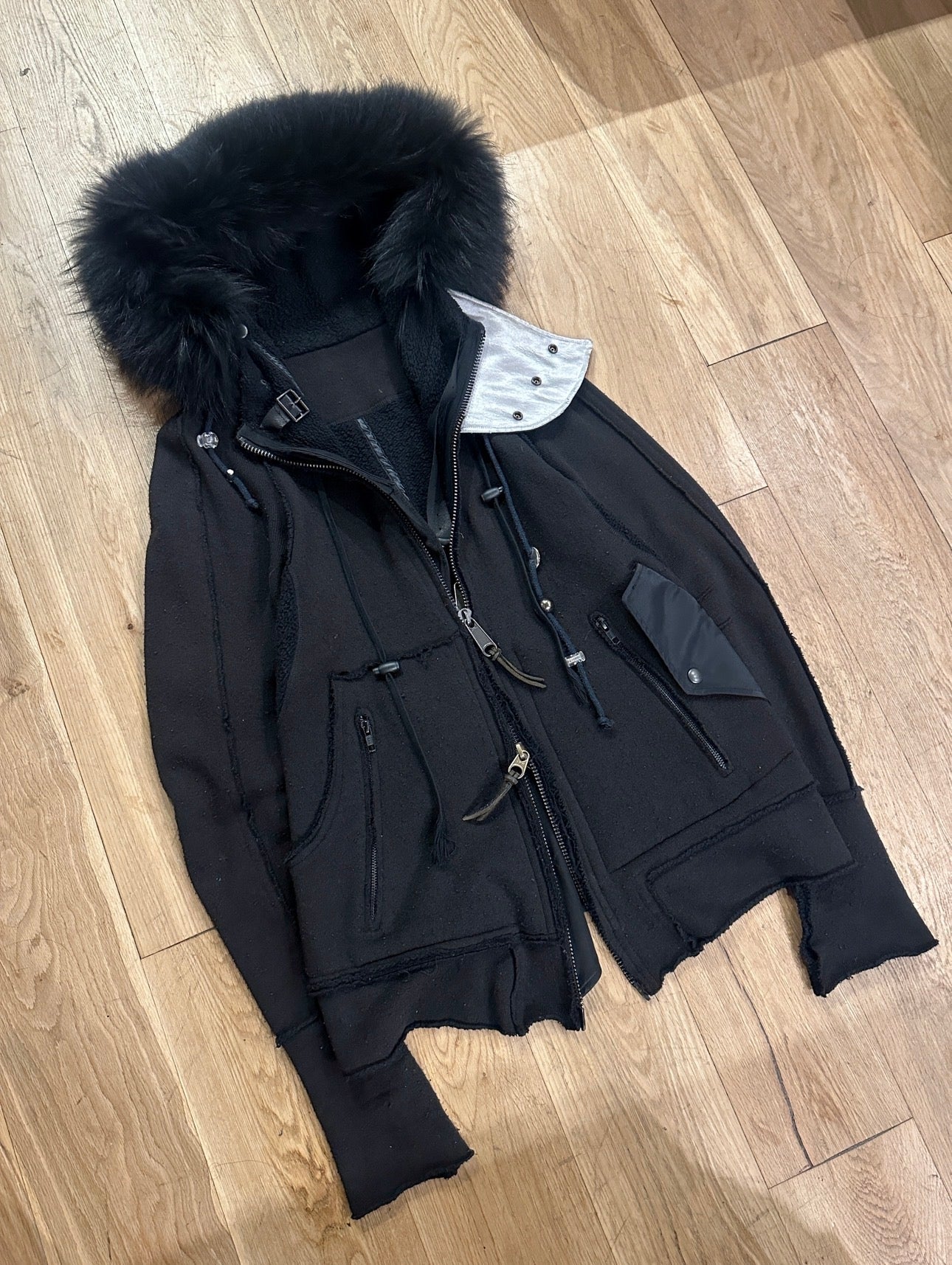 L.G.B (Le Grande Bleu) PK/Space Surfing Fur Parka