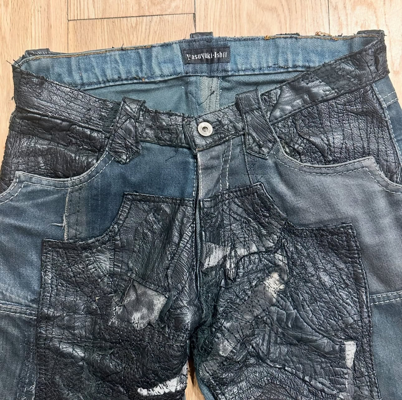 Yasuyuki Ishii Leather Variation Jeans AW07