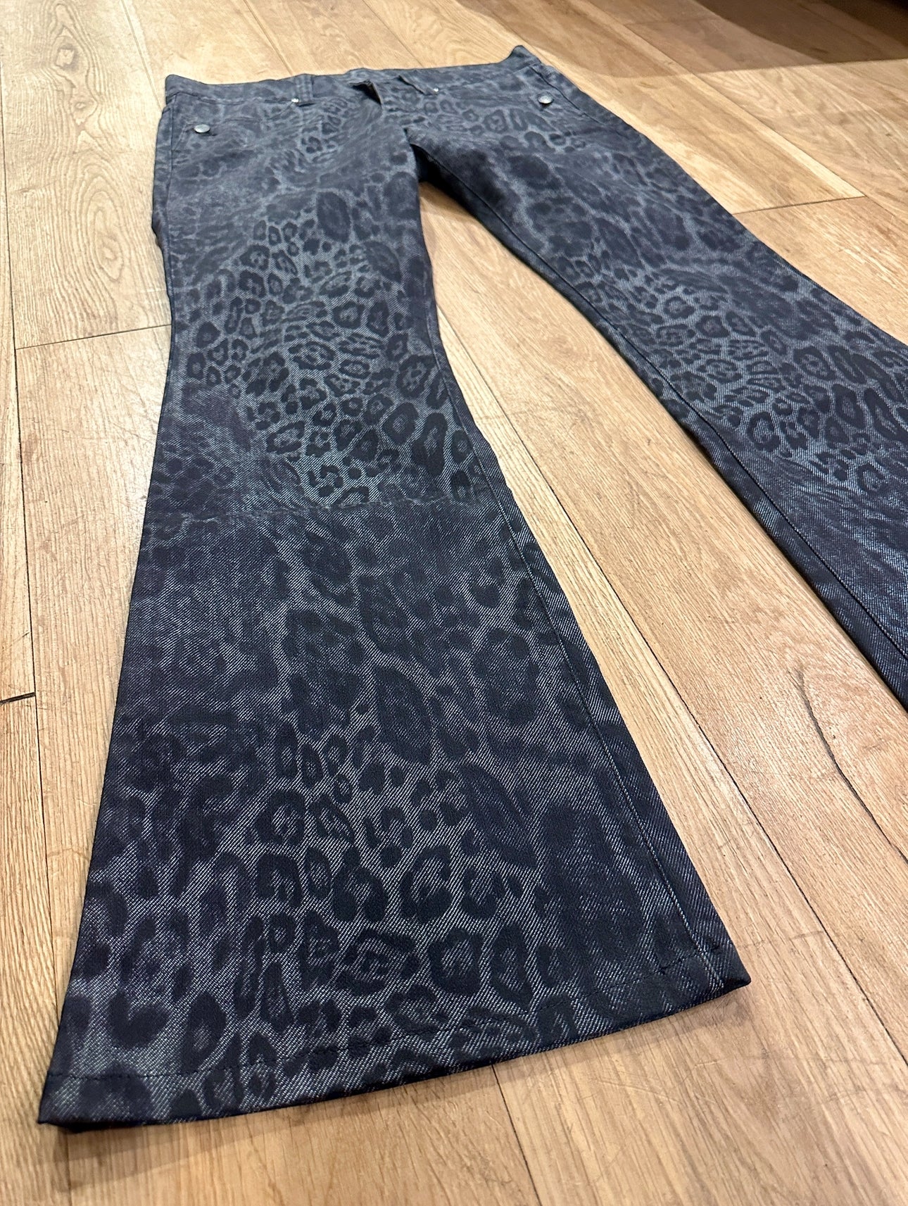 Tornado Mart Cheetah Print Denim