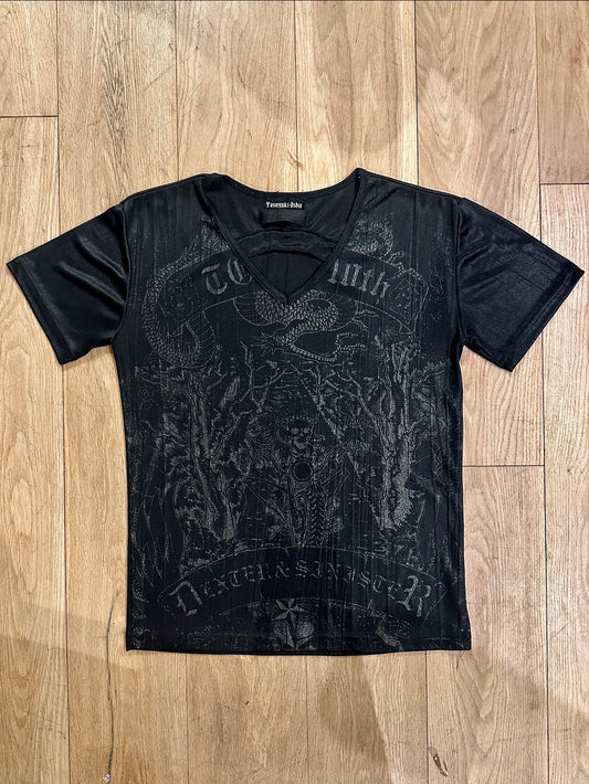 Yasuyuki Ishii × Jack Rose × Luv Maison Glitter Tribal Tee