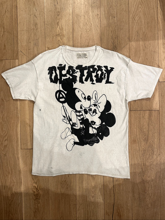 1970's Seditionaries Destroy Mickey & Minnie tee
