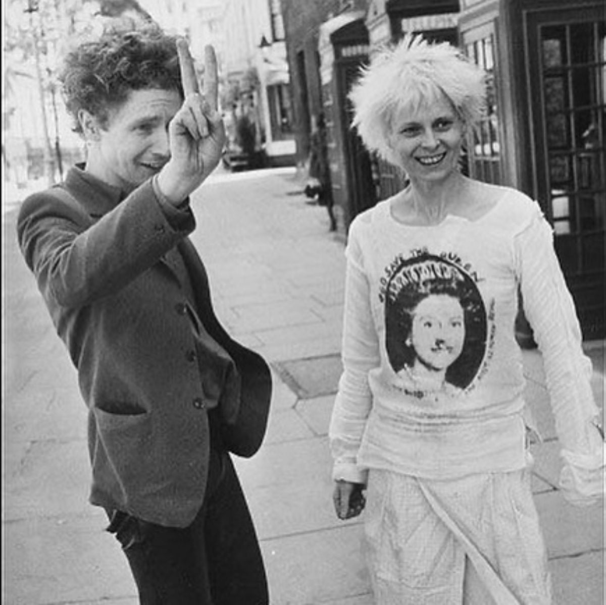 1970's Seditionaries Safety Pin Queen Muslin