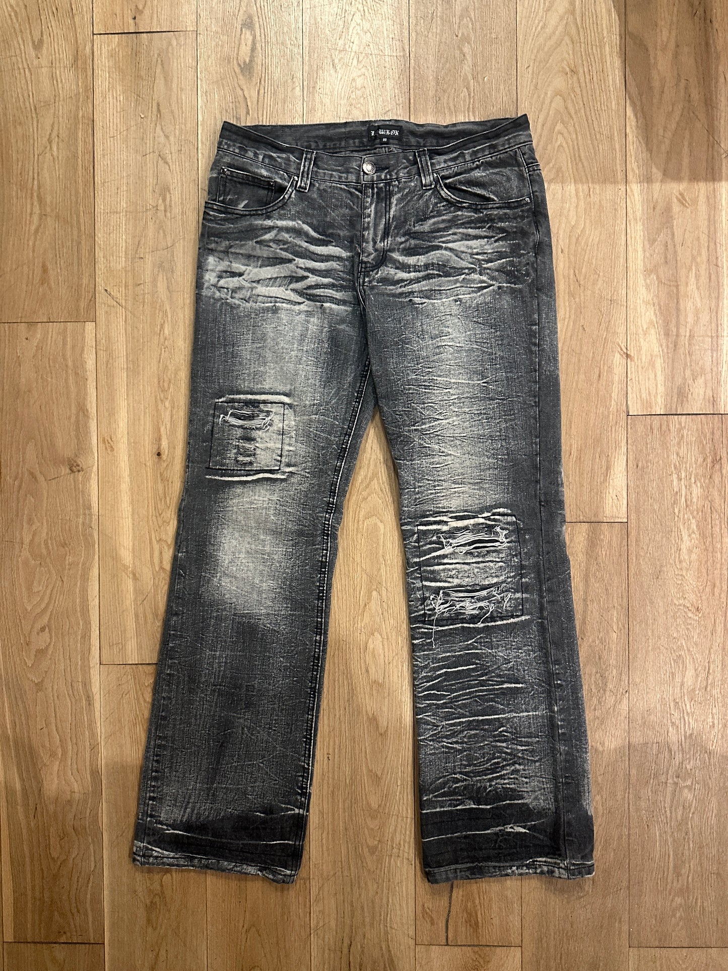 Japanese Brand Acid Wash Denim