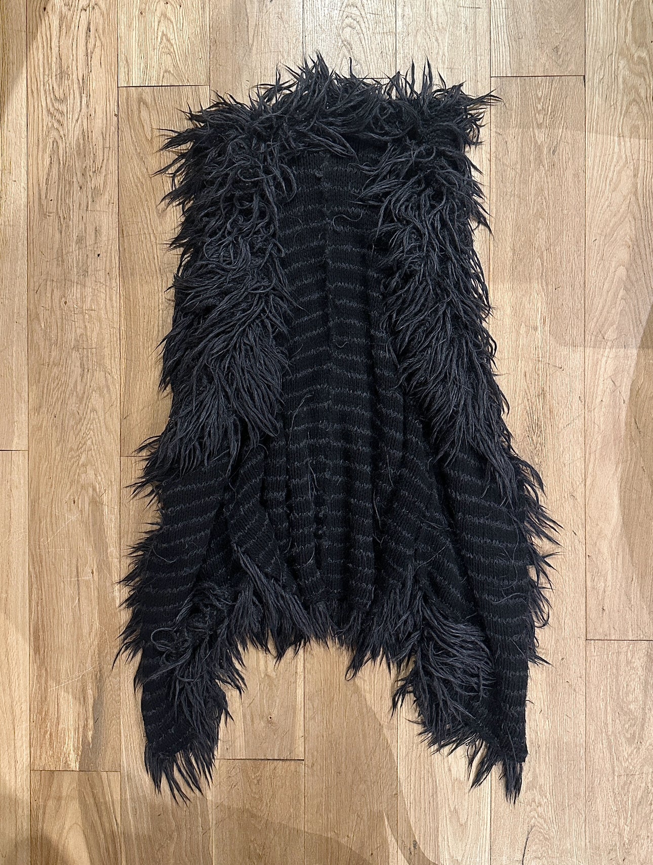 Issey Miyake 00's Runway Mohair Fur Vest image 1
