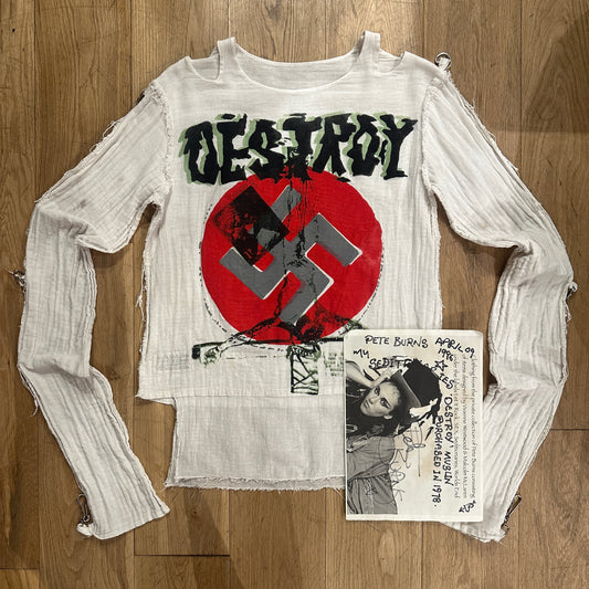 1978 Seditionaries “Destroy” Muslin by Vivienne Westwood and Malcolm McLaren image 0